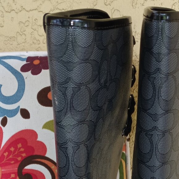 Coach Tristee insulated rain boots    *** - Picture 15 of 17